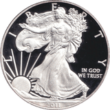 2011 SILVER PROOF LIBERTY DOLLAR USA - SILVER WORLD COINS - Cambridgeshire Coins