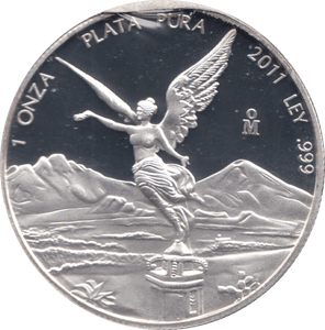 2011 SILVER PROOF MEXICAN LIBERTAD - SILVER WORLD COINS - Cambridgeshire Coins