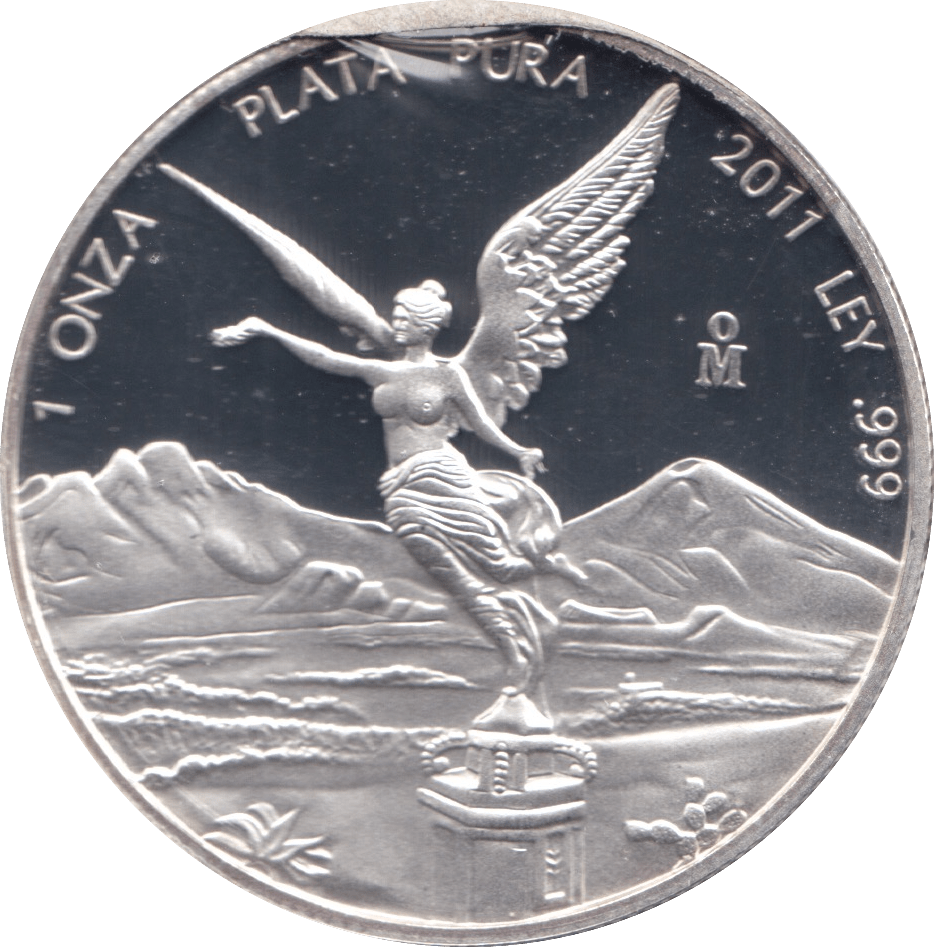 2011 SILVER PROOF MEXICAN LIBERTAD - SILVER WORLD COINS - Cambridgeshire Coins