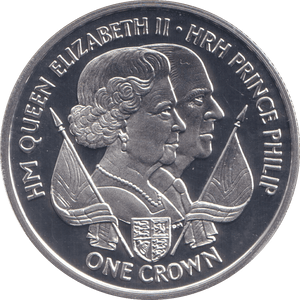 2011 SILVER PROOF ONE CROWN ISLE OF MAN - SILVER WORLD COINS - Cambridgeshire Coins