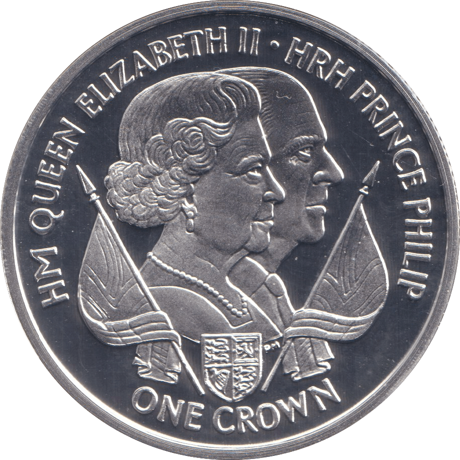 2011 SILVER PROOF ONE CROWN ISLE OF MAN - SILVER WORLD COINS - Cambridgeshire Coins