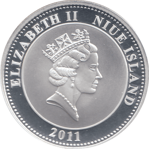 2011 SILVER PROOF PLATED PRINCESS DIANA ONE DOLLAR - SILVER WORLD COINS - Cambridgeshire Coins