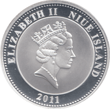 2011 SILVER PROOF PLATED PRINCESS DIANA ONE DOLLAR - SILVER WORLD COINS - Cambridgeshire Coins