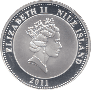 2011 SILVER PROOF PLATED PRINCESS DIANA ONE DOLLAR - SILVER WORLD COINS - Cambridgeshire Coins