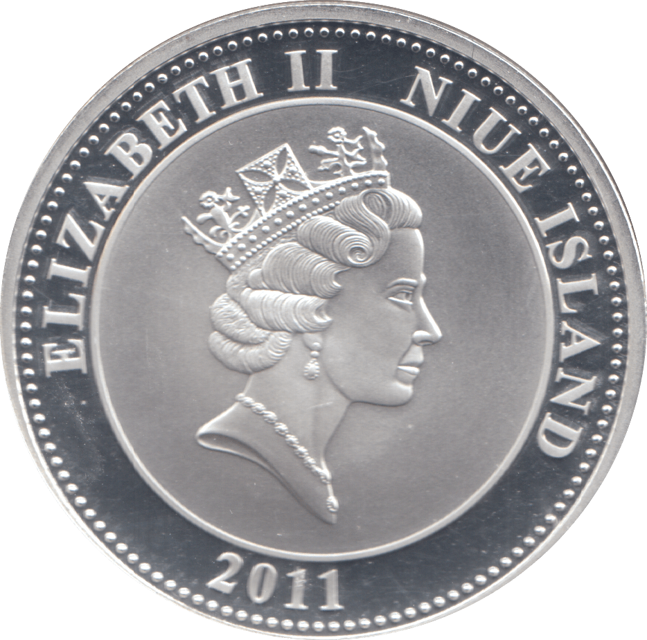 2011 SILVER PROOF PLATED PRINCESS DIANA ONE DOLLAR - SILVER WORLD COINS - Cambridgeshire Coins