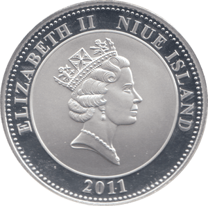 2011 SILVER PROOF PLATED PRINCESS DIANA ONE DOLLAR - SILVER WORLD COINS - Cambridgeshire Coins