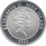2011 SILVER PROOF PLATED PRINCESS DIANA ONE DOLLAR - SILVER WORLD COINS - Cambridgeshire Coins