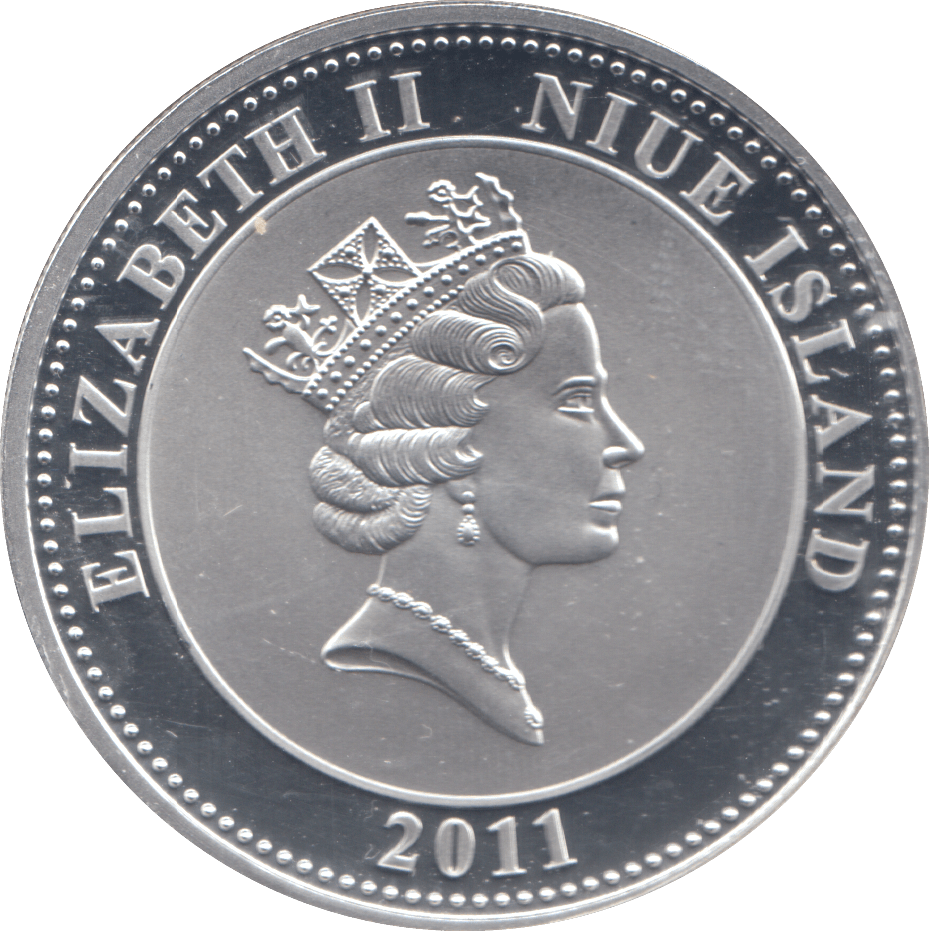 2011 SILVER PROOF PLATED PRINCESS DIANA ONE DOLLAR - SILVER WORLD COINS - Cambridgeshire Coins