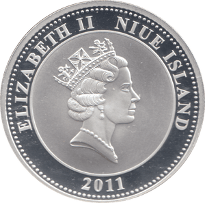 2011 SILVER PROOF PLATED PRINCESS DIANA ONE DOLLAR - SILVER WORLD COINS - Cambridgeshire Coins