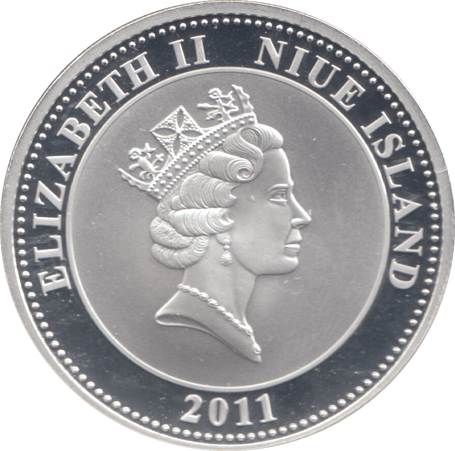 2011 SILVER PROOF PLATED PRINCESS DIANA ONE DOLLAR - SILVER WORLD COINS - Cambridgeshire Coins
