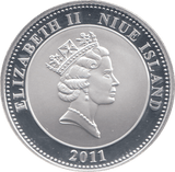 2011 SILVER PROOF PLATED PRINCESS DIANA ONE DOLLAR - SILVER WORLD COINS - Cambridgeshire Coins