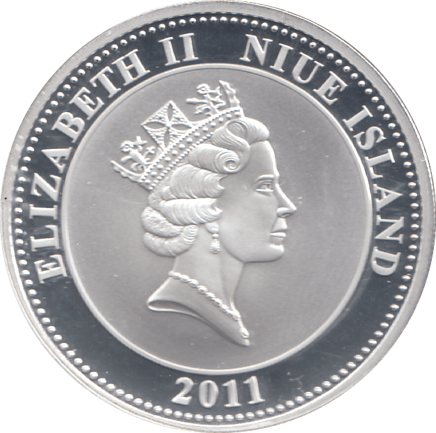 2011 SILVER PROOF PLATED PRINCESS DIANA ONE DOLLAR - SILVER WORLD COINS - Cambridgeshire Coins