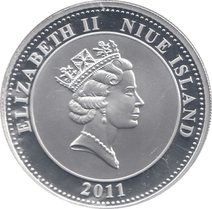 2011 SILVER PROOF PLATED PRINCESS DIANA ONE DOLLAR - SILVER WORLD COINS - Cambridgeshire Coins