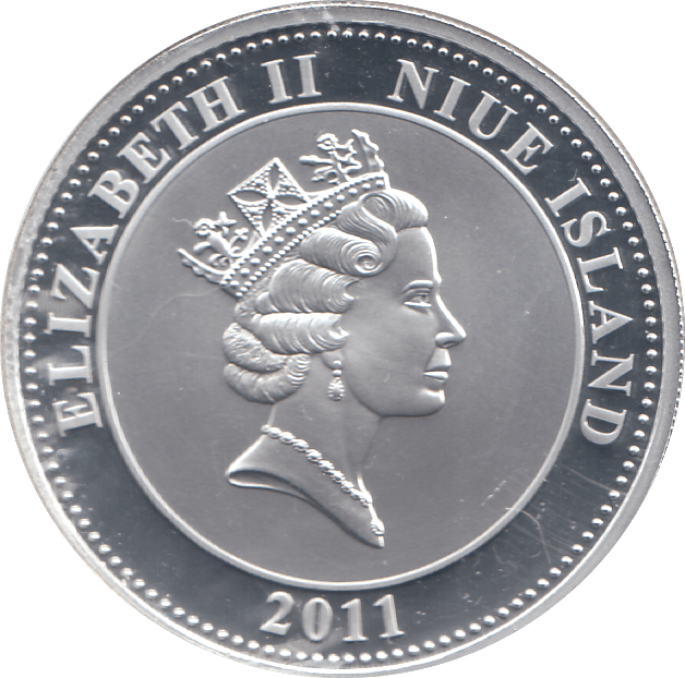 2011 SILVER PROOF PLATED PRINCESS DIANA ONE DOLLAR - SILVER WORLD COINS - Cambridgeshire Coins