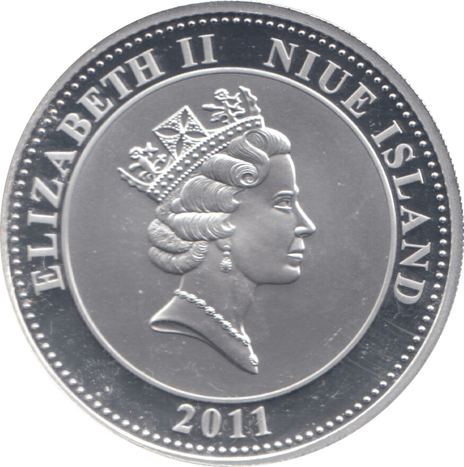 2011 SILVER PROOF PLATED PRINCESS DIANA ONE DOLLAR - SILVER WORLD COINS - Cambridgeshire Coins