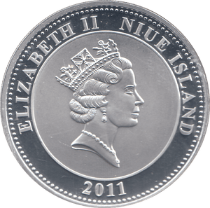 2011 SILVER PROOF PLATED PRINCESS DIANA ONE DOLLAR - SILVER WORLD COINS - Cambridgeshire Coins