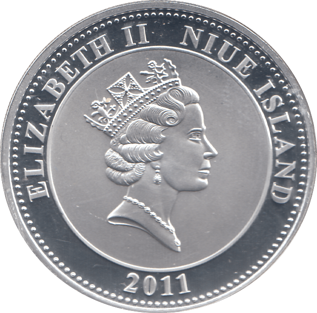 2011 SILVER PROOF PLATED PRINCESS DIANA ONE DOLLAR - SILVER WORLD COINS - Cambridgeshire Coins