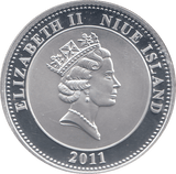 2011 SILVER PROOF PLATED PRINCESS DIANA ONE DOLLAR - SILVER WORLD COINS - Cambridgeshire Coins
