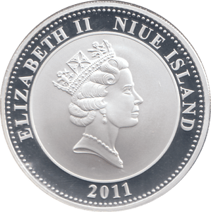 2011 SILVER PROOF PLATED PRINCESS DIANA ONE DOLLAR - SILVER WORLD COINS - Cambridgeshire Coins