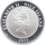 2011 SILVER PROOF PLATED PRINCESS DIANA ONE DOLLAR - SILVER WORLD COINS - Cambridgeshire Coins