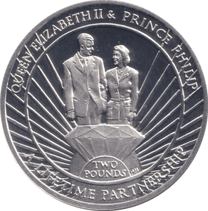 2011 SILVER PROOF TWO POUND SOUTH GEORGIA & SOUTH SANDWICH ISLANDS - SILVER WORLD COINS - Cambridgeshire Coins