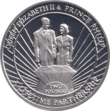 2011 SILVER PROOF TWO POUND SOUTH GEORGIA & SOUTH SANDWICH ISLANDS - SILVER WORLD COINS - Cambridgeshire Coins