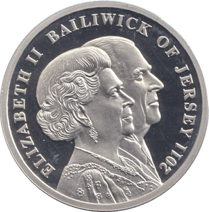 2011 SILVER PROOF TWO POUNDS BAILIWICK OF JERSEY - £2 Silver Proof - Cambridgeshire Coins