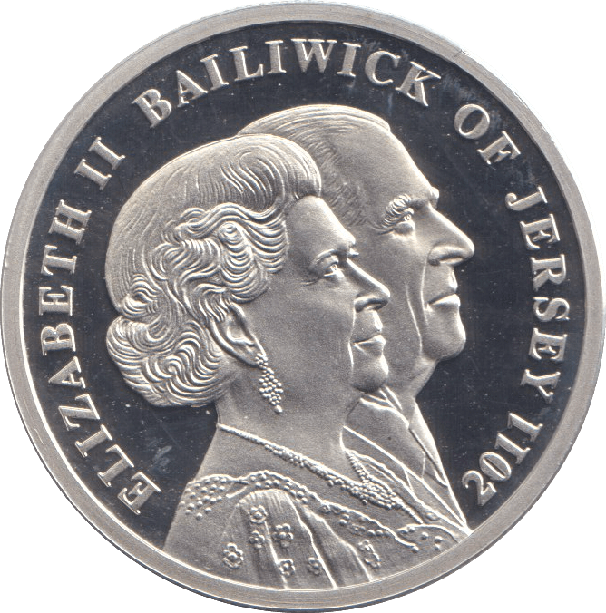 2011 SILVER PROOF TWO POUNDS BAILIWICK OF JERSEY - £2 Silver Proof - Cambridgeshire Coins