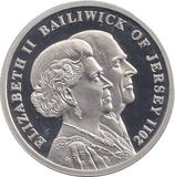 2011 SILVER PROOF TWO POUNDS BAILIWICK OF JERSEY - £2 Silver Proof - Cambridgeshire Coins