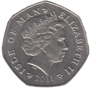 2011 TT LEGENDS 50P ISLE OF MAN - 50P REGIONAL ISSUES - Cambridgeshire Coins