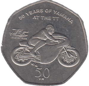 2011 TT LEGENDS 50P ISLE OF MAN - 50P REGIONAL ISSUES - Cambridgeshire Coins