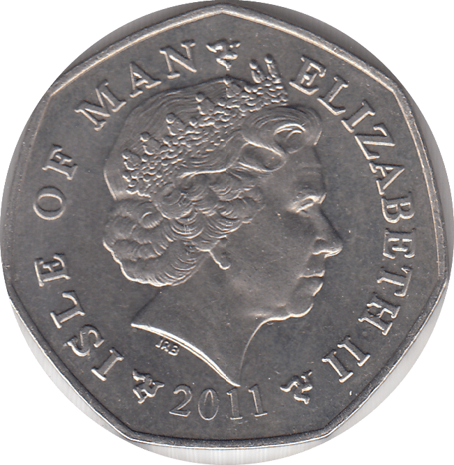 2011 TT LEGENDS 50P - WORLD COINS - Cambridgeshire Coins