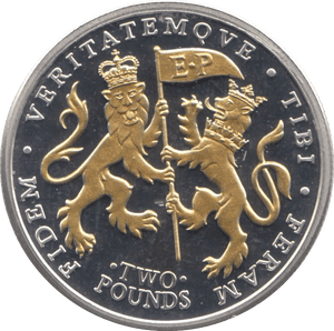 2011 TWO POUNDS SILVER PROOF JERSEY - SILVER WORLD COINS - Cambridgeshire Coins