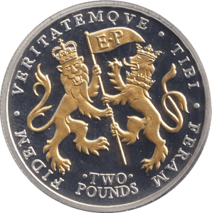 2011 TWO POUNDS SILVER PROOF JERSEY - WORLD COINS - Cambridgeshire Coins