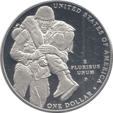 2011 USA SILVER PROOF MEDAL OF HONOUR COMMEMORATIVE DOLLAR - Silver Proof - Cambridgeshire Coins