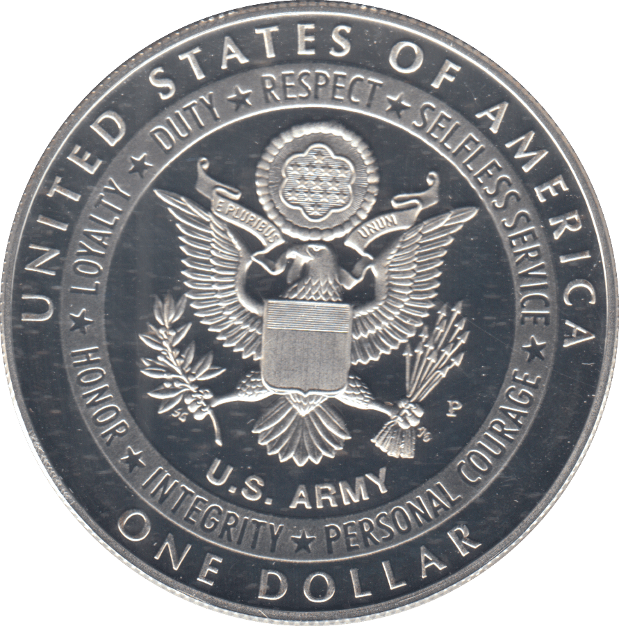 2011 USA SILVER PROOF U.S. ARMY LIBERTY DOLLAR - Silver Proof - Cambridgeshire Coins