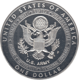 2011 USA SILVER PROOF U.S. ARMY LIBERTY DOLLAR - Silver Proof - Cambridgeshire Coins