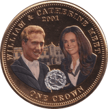 2011 WILLIAM AND CATHERINE COMMEMORATIVE CROWN - MEDALS & MEDALLIONS - Cambridgeshire Coins