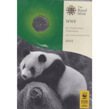 2011 WWF 50TH ANNIVERSARY 50P COIN BRILLIANT UNCIRCULATED BU PACK - 50p BU Pack - Cambridgeshire Coins