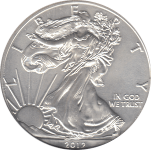 2012 1 OUNCE FINE SILVER ONE DOLLAR USA - SILVER WORLD COINS - Cambridgeshire Coins
