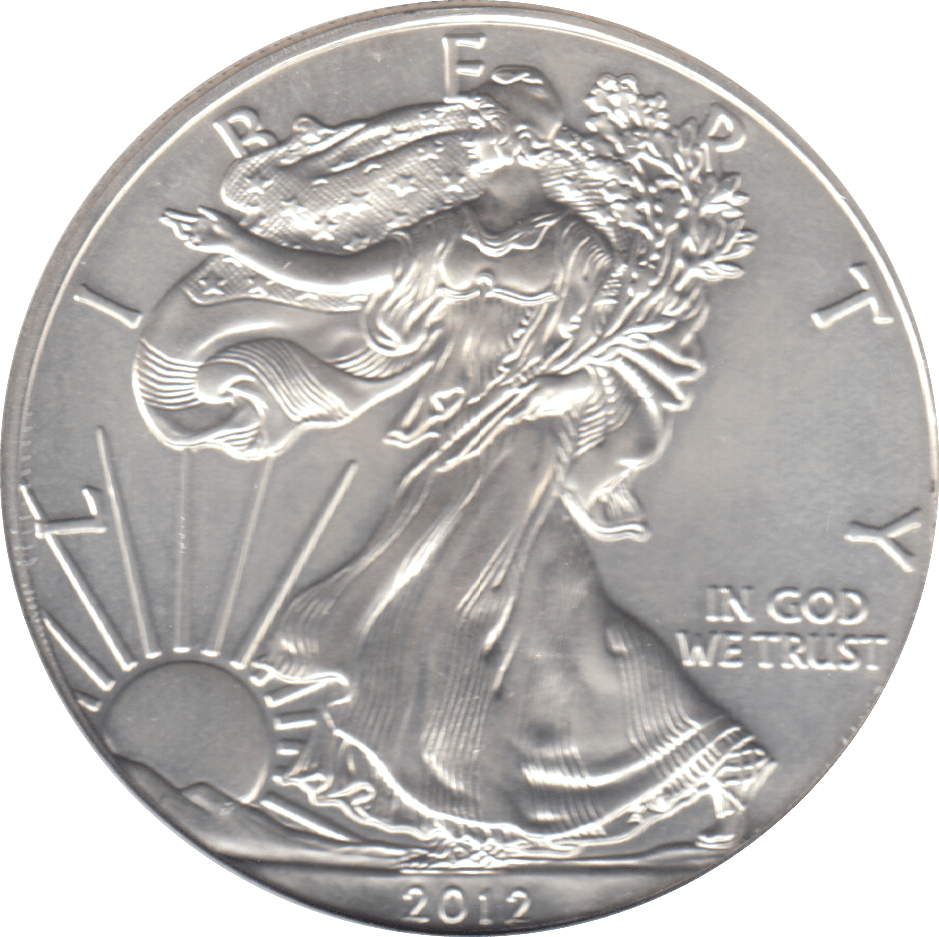 2012 1 OUNCE FINE SILVER ONE DOLLAR USA - SILVER WORLD COINS - Cambridgeshire Coins