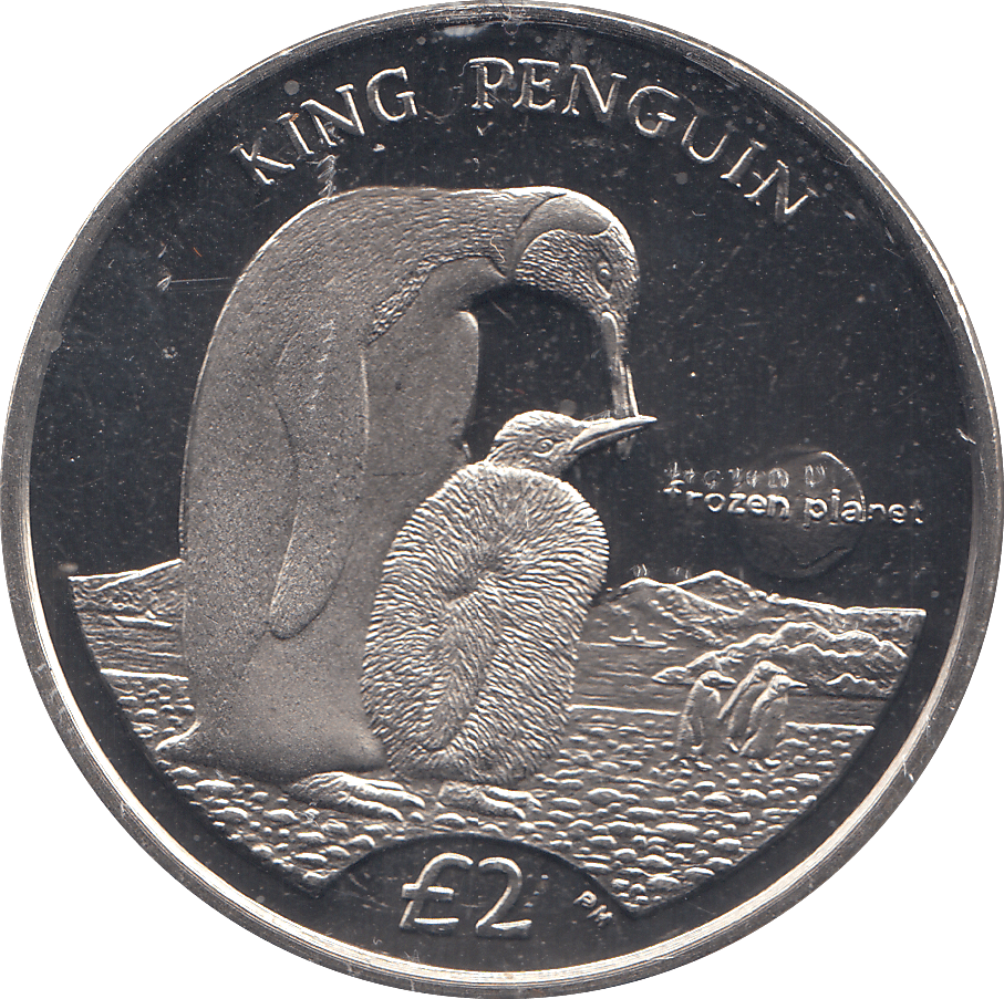 2012 2 POUND KING PENGUIN ( BU ) - WORLD COINS - Cambridgeshire Coins