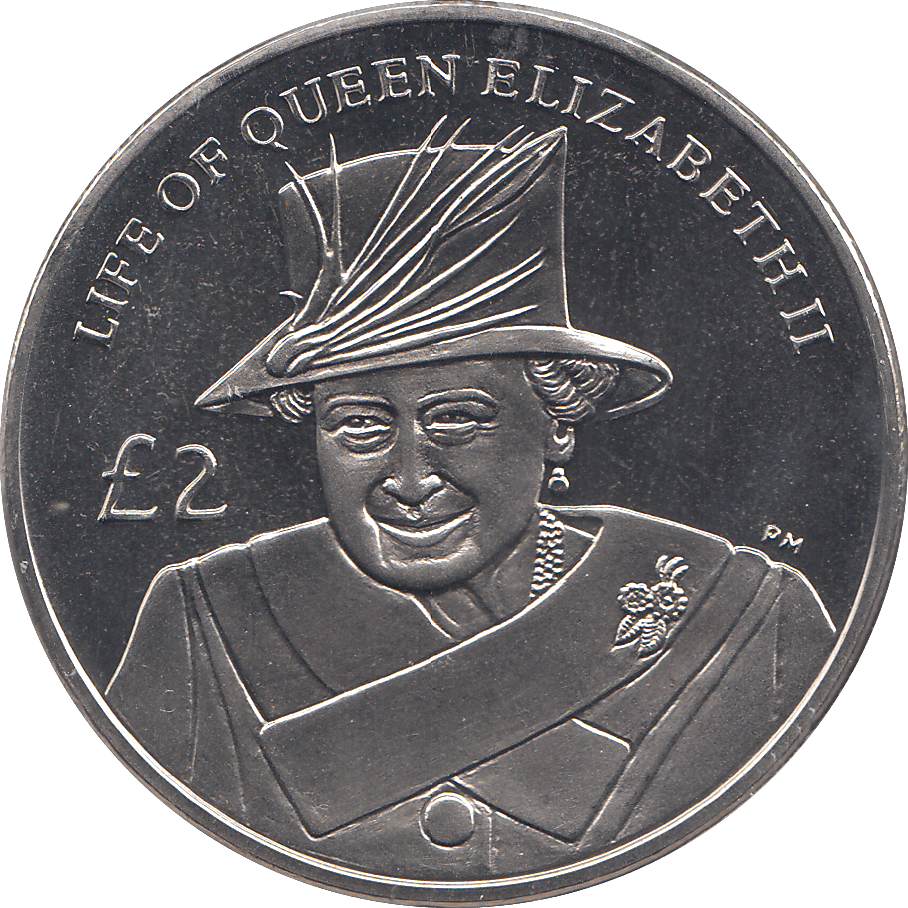 2012 2 POUND LIFE OF QUEEN ELIZABETH II ( BU ) - WORLD COINS - Cambridgeshire Coins