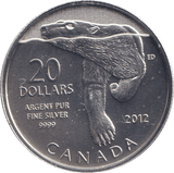 2012 20 DOLLARS CANADA - WORLD COINS - Cambridgeshire Coins