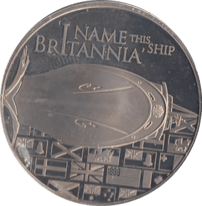 2012 5 POUNDS I NAME THIS SHIP BRITANNIA ( PROOF ) - WORLD COINS - Cambridgeshire Coins