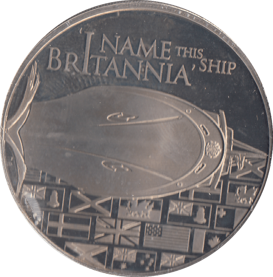 2012 5 POUNDS I NAME THIS SHIP BRITANNIA ( PROOF ) - WORLD COINS - Cambridgeshire Coins