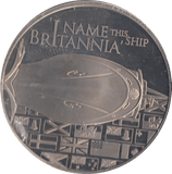 2012 5 POUNDS I NAME THIS SHIP BRITANNIA ( PROOF ) - WORLD COINS - Cambridgeshire Coins