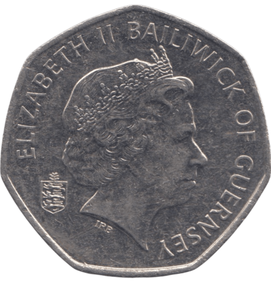2012 50 PENCE BAILIWICK OF GUERNSEY - 50P CIRCULATED - Cambridgeshire Coins