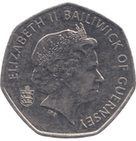 2012 50 PENCE BAILIWICK OF GUERNSEY - 50P CIRCULATED - Cambridgeshire Coins