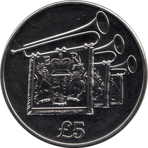 2012 BRILLIANT UNCIRCULATED LIFETIME OF SERVICE COMMEMORATIVE 5 POUNDS JERSEY - SILVER WORLD COINSWORLD - Cambridgeshire Coins